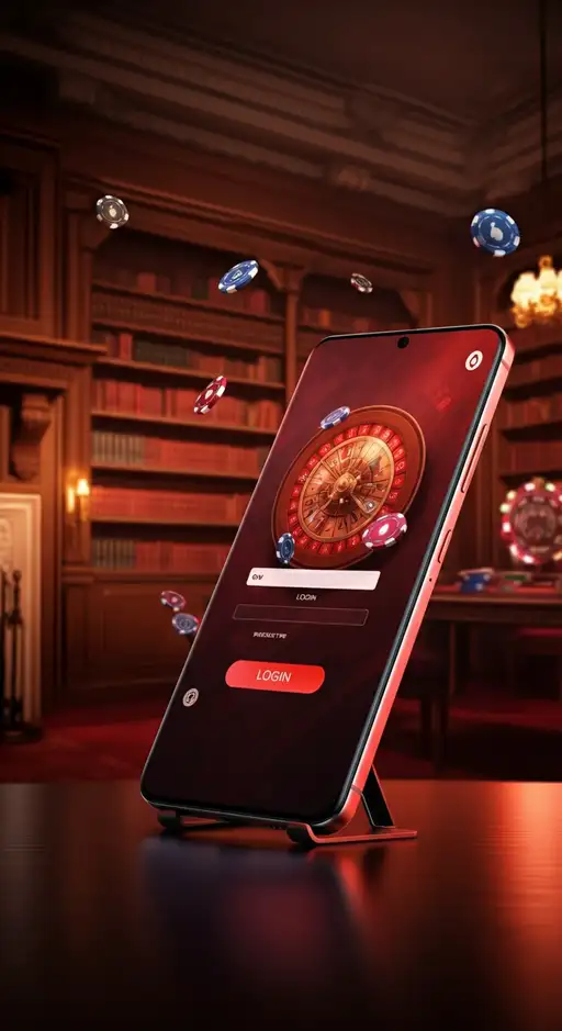 Interface de connexion sécurisée de Manga Casino affichant les champs d'e-mail et de mot de passe, symbolisant un accès rapide aux jeux et bonus du casino.